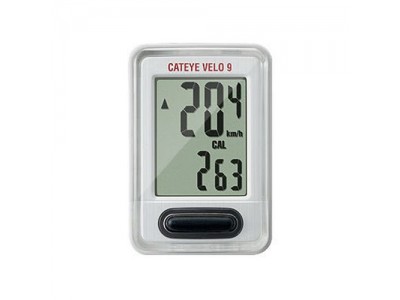Велокомпьютер Cat Eye CC-VL820 Velo 9 White Велокомпьютер Cat Eye CC-VL820 Velo 9 White