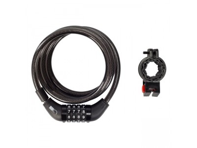 Замок Green Cycle GCL-PYM2761 Black 12мм*150см Замок Green Cycle GCL-PYM2761 Black 12мм*150см