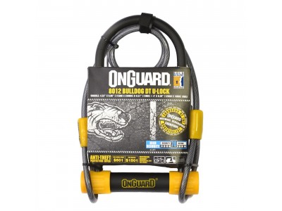Замок OnGuard Bulldog DT U-Lock 8012 115*230*13мм с тросом 1200*10мм Замок OnGuard Bulldog DT U-Lock 8012 115*230*13мм с тросом 1200*10мм