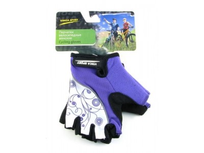 Перчатки Vinca Sport VG927 white-violet Перчатки Vinca Sport VG927 white-violet