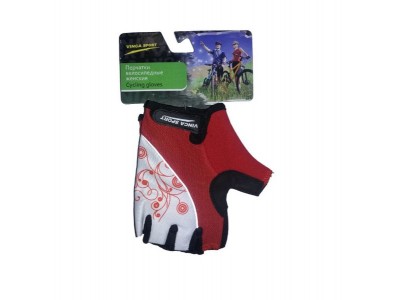 Перчатки Vinca Sport VG927 white-red Перчатки Vinca Sport VG927 white-red