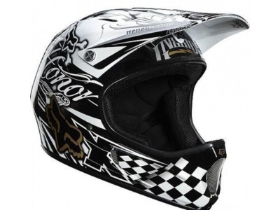Шлем Fox Rampage Full Face DH Black/White Шлем Fox Rampage Full Face DH Black/White