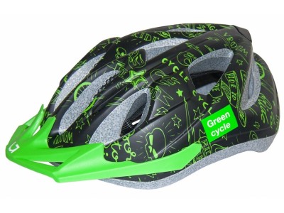 Шлем детский Green Cycle Fast Five Black-Green Шлем детский Green Cycle Fast Five Black-Green