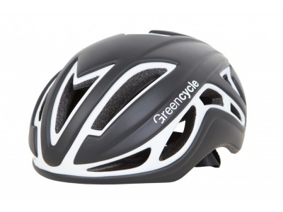 Велошлем Green Cycle Jet Black-White Велошлем Green Cycle Jet Black-White