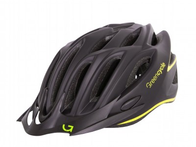 Велошлем Green Cycle Rock Black-Yellow Велошлем Green Cycle Rock Black-Yellow