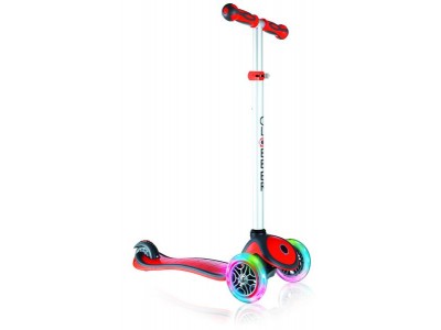 Самокат GLOBBER PRIMO PLUS LIGHTS красный