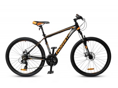 Велосипед 26" HORST Genesis Black-Grey-Orange