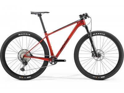 Велосипед Merida Big.Nine XT (2022, Black/X'MasRed)
