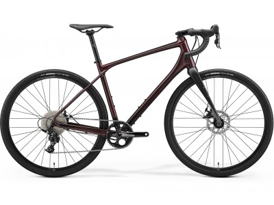 Велосипед Merida Silex 300 (2022, SilkBurgundyRed/Black)