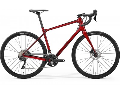 Велосипед Merida Silex 4000 (2022, Dark strawberry/Black)