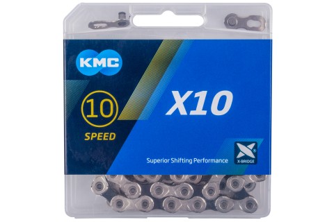 Цепь KMC X10 (Black-Silver)