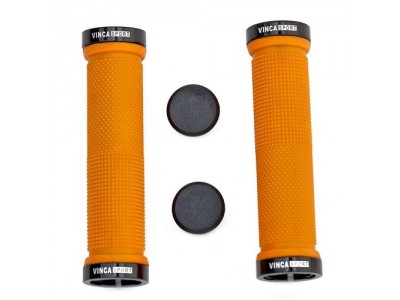 Грипсы Vinca sport H-G 119 orange/black Грипсы Vinca sport H-G 119 orange/black