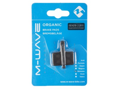 Колодки дисковые M-WAVE Organic STP1