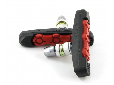 Колодки V-Brake VINCA SPORT VB 111-2 black/red 72мм Колодки V-Brake VINCA SPORT VB 111-2 black/red 72мм