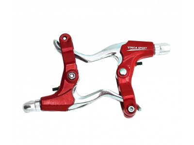 Тормозные ручки VINCA SPORT VB 51 Red-Silver